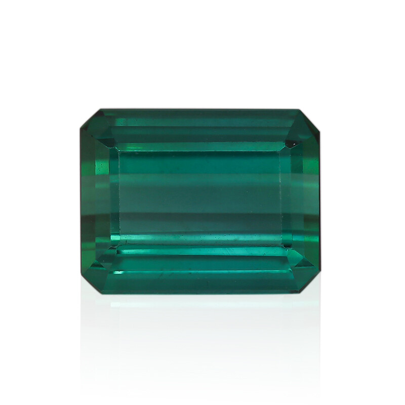 Tourmaline Verte Du Mozambique 5,40 Ct - Taille Fantaisie, Naturelle, Qualité SI, Neuf