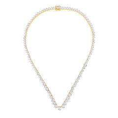 Collier en or et Danburite