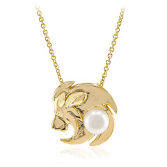 Collier en argent et Perle blanche de culture d'eau douce