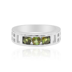 Bague en argent et Tourmaline verte (VIENNA 1903)