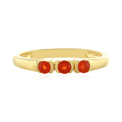 Bague en argent et Opale de Feu