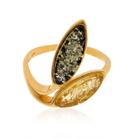 Bague en argent et Ambre baltique