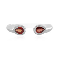 Bague en argent et Rubis de Tanzanie (Adela Silber)