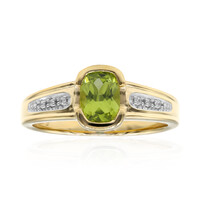 Bague en or et Péridot de l'Arizona (Amanda Adkins)