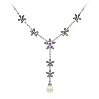 Collier en argent et Perle de culture d'eau douce