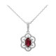 Collier en or et Rubis AAA du Mozambique (CIRARI)