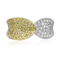 Bague en or et Diamant SI2 jaune (CIRARI)