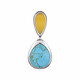 Pendentif en argent et Turquoise (dagen)