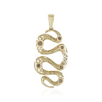Pendentif en or et Diamant champagne I2 (Ornaments by de Melo)