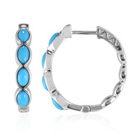 Boucles d'oreilles en argent et Turquoise Sleeping Beauty