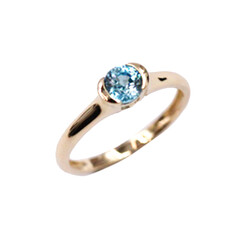 Bague en or et Zircon de Ratanakiri