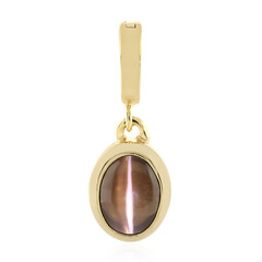 Pendentif en argent et Sillimanite œil-de-chat