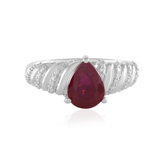 Bague en or et Rubis de Madagascar (de Melo)