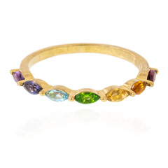 Bague en argent et Améthyste de Zambie