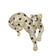 Broche en argent et Péridot (Adela Silber)