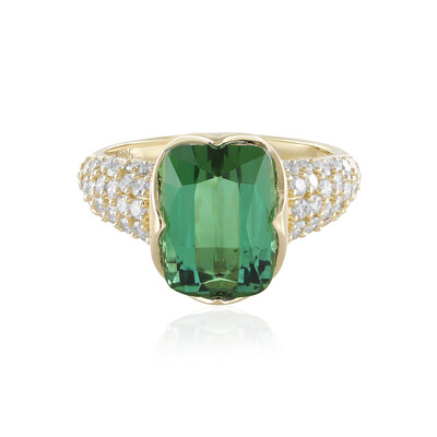 Bague en or et Tourmaline du Brésil (de Melo)