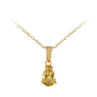 Collier en argent et Citrine
