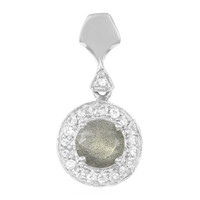 Pendentif en argent et Spectrolite