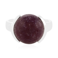 Bague en argent et Lépidolite