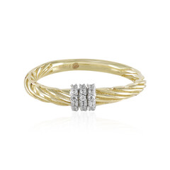 Bague en or et Zircon (Ornaments by de Melo)