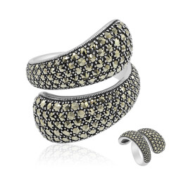 Bague en argent et Marcassite