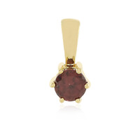 Pendentif en argent et Zircon framboise