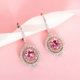 Boucles d'oreilles en or et Spinelle rose (CIRARI)