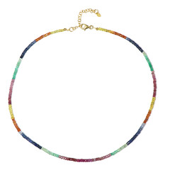 Collier en argent et Emeraude de Colombie