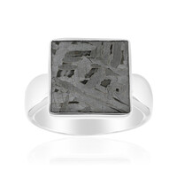 Bague en argent et Météorite d'Alétaï