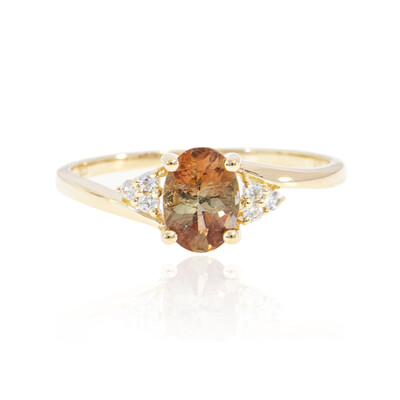 Bague en or et Andalousite