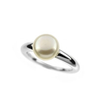 Bague en argent et Perles