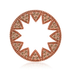 Pendentif en or et Diamant rose de France SI1 d'Argyle 
