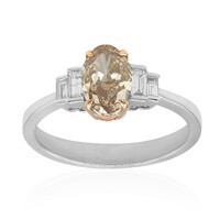 Bague en or et Diamant chocolat SI2 (CIRARI)