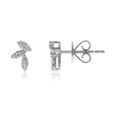 Boucles d'oreilles en or et Diamant SI2 (H) (CIRARI)