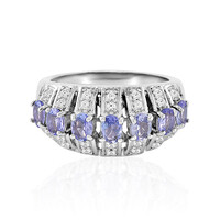 Bague en argent et Tanzanite