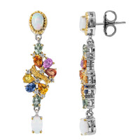 Boucles d'oreilles en argent et Opale Welo (Dallas Prince Designs)