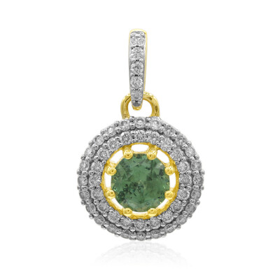 Pendentif en or et Grenat Démantoïde de Madagascar (John Ferry)