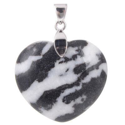 Pendentif en argent et Jaspe zébré