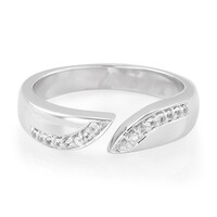 Bague en argent et Saphir blanc