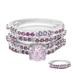 Bague en argent et Kunzite