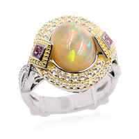 Bague en argent et Opale Welo (Dallas Prince Designs)