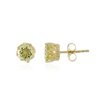 Boucles d'oreilles en argent et Quartz de l'Ouro Verde