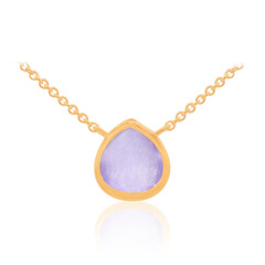 Collier en argent et Jade lavande