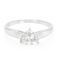 Bague en argent et Béryl de l'Himalaya