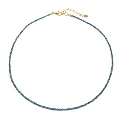 Collier en argent et Diamant bleu
