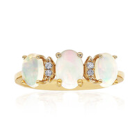 Bague en or et Opale Welo AAA