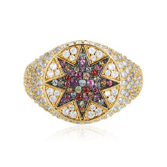 Bague en argent et Citrine