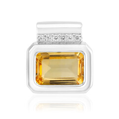 Pendentif en argent et Citrine