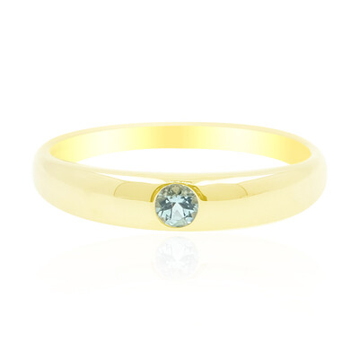 Bague en or et Tourmaline Paraïba du Nigeria