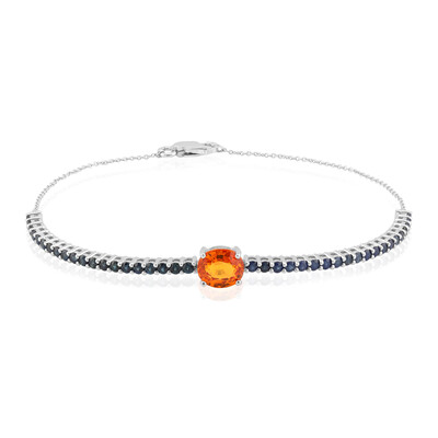 Bracelet en or et Saphir orange de Ban Ka Cha
